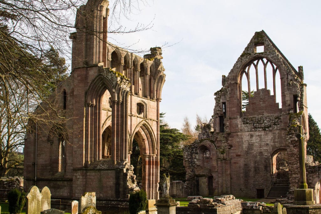 Scotland: Border Abbeys Way Road Trip to the Scottish Borders: Dryburgh Abbey