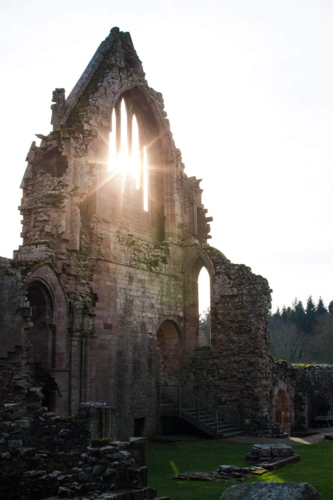 Scotland: Border Abbeys Way Road Trip to the Scottish Borders: Dryburgh Abbey