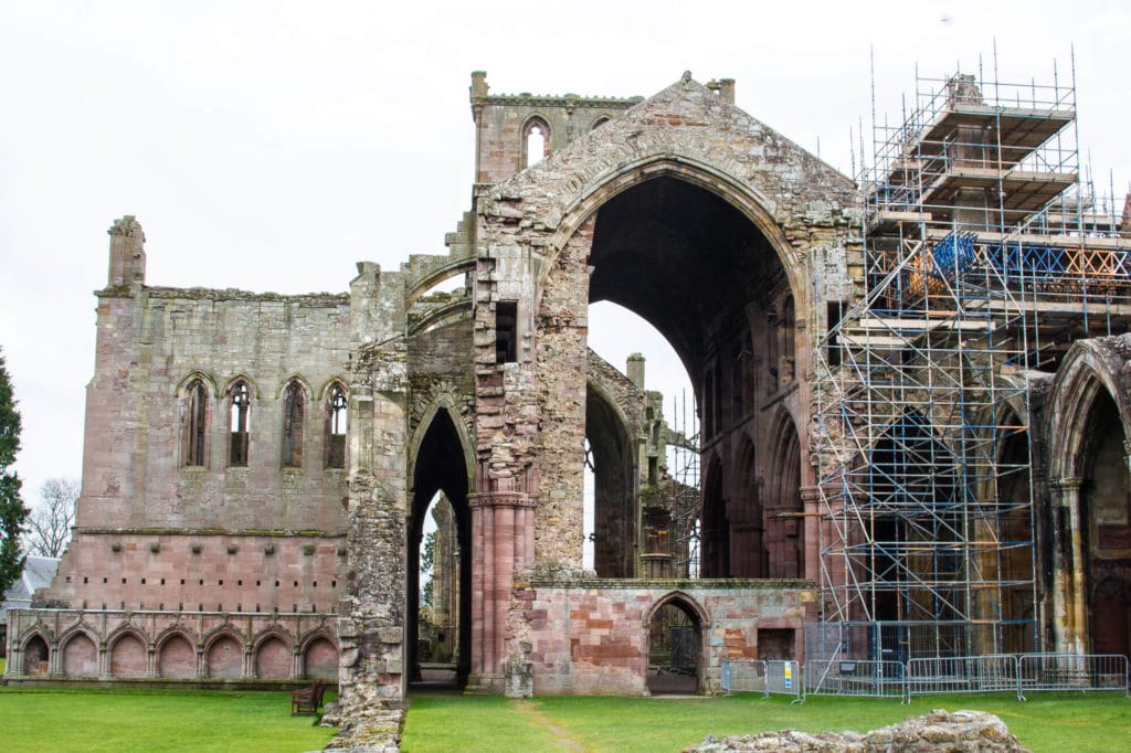 Scotland: Border Abbeys Way Road Trip to the Scottish Borders: Melrose Abbey