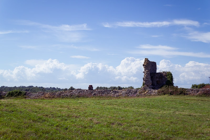 Burgruine in Südengland