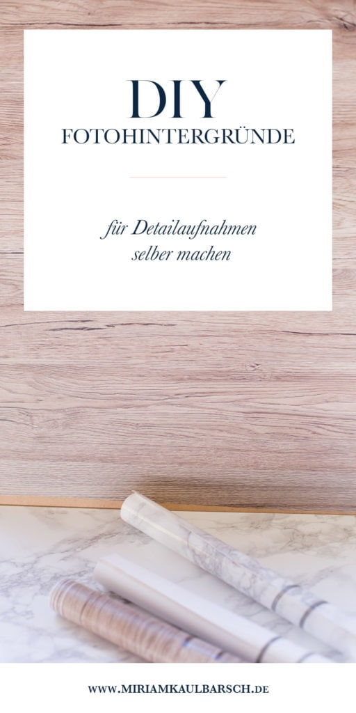 DIY Fotohintergründe für Detailaufnahmen selber machen!