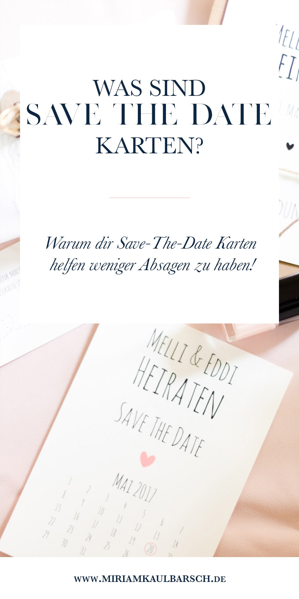 Was sind Save-The-Date Karten?