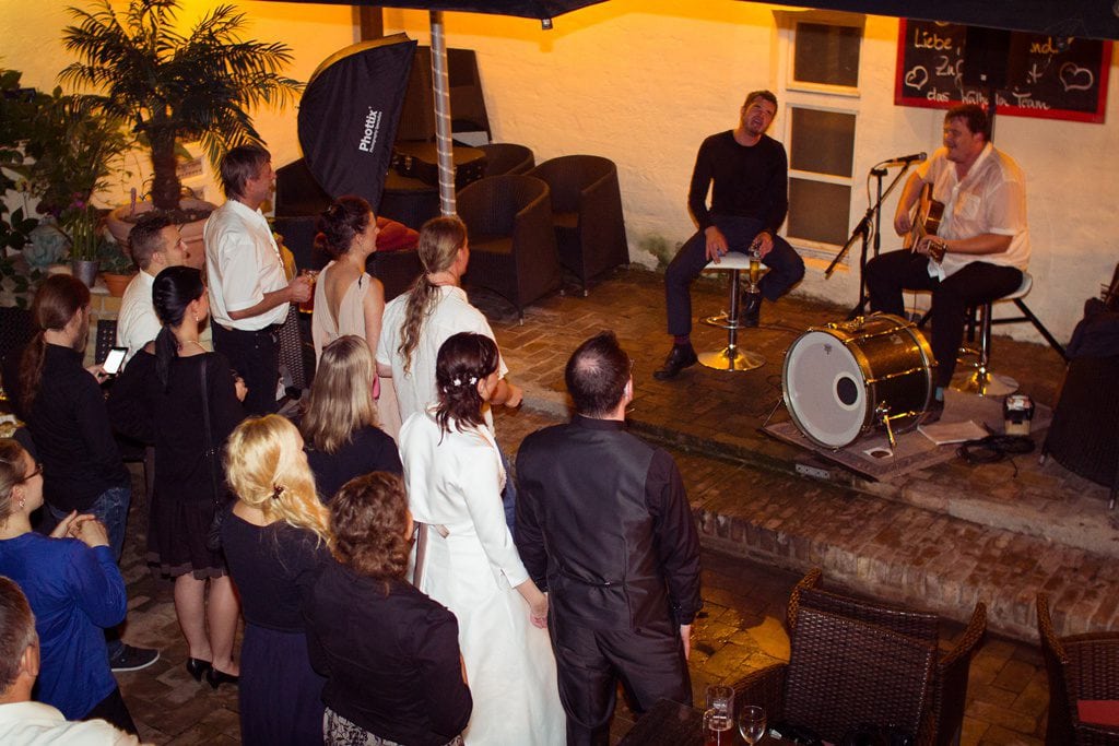 Live Musik auf Hochzeit