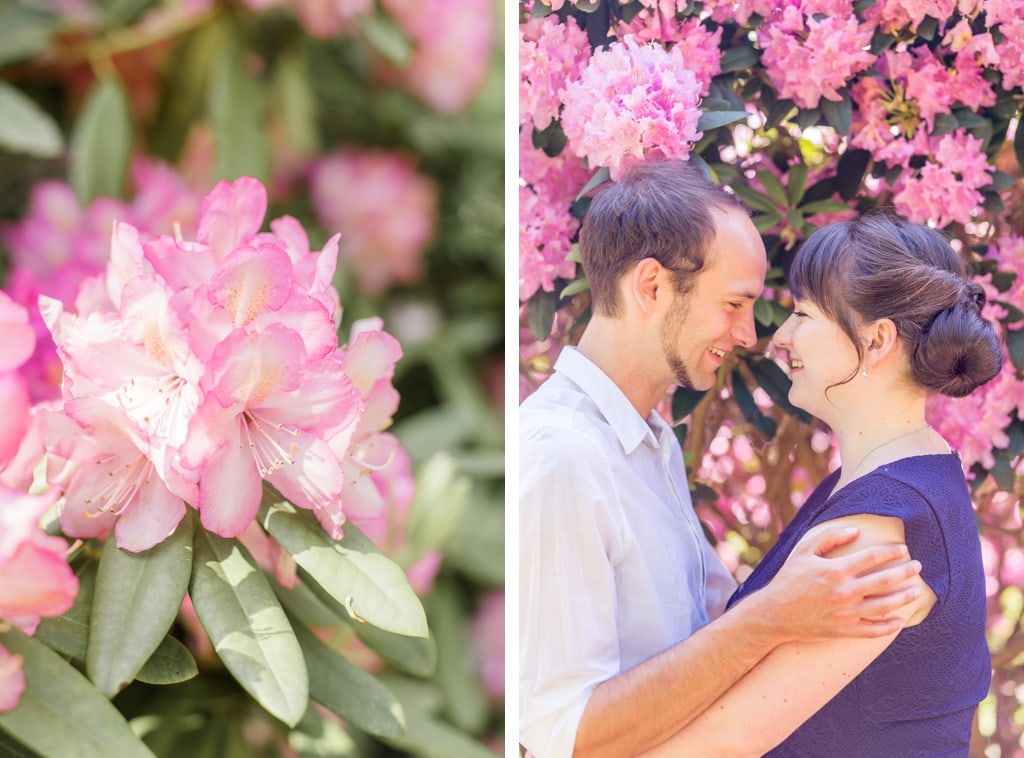 Buntes & sommerliches Verlobungsshooting im Rhododendronhain und Weinberg in Dresden