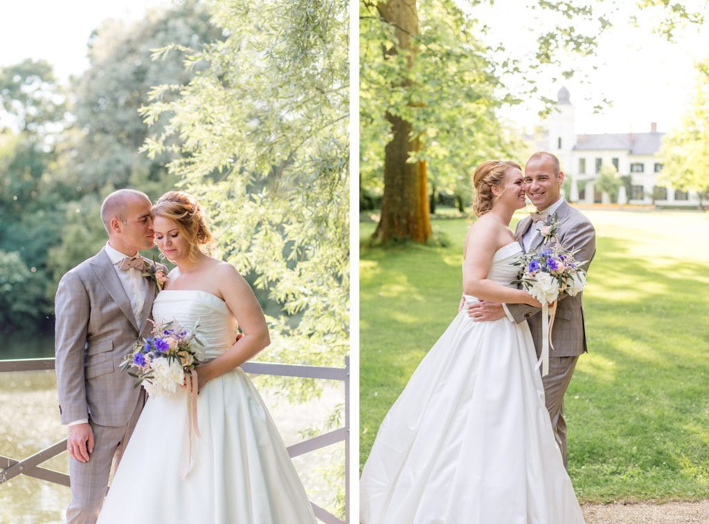 Stylische Geometrie & Kupfer Hochzeit von Cynthia und Basti im Ochsenstall des Gutshof Britz