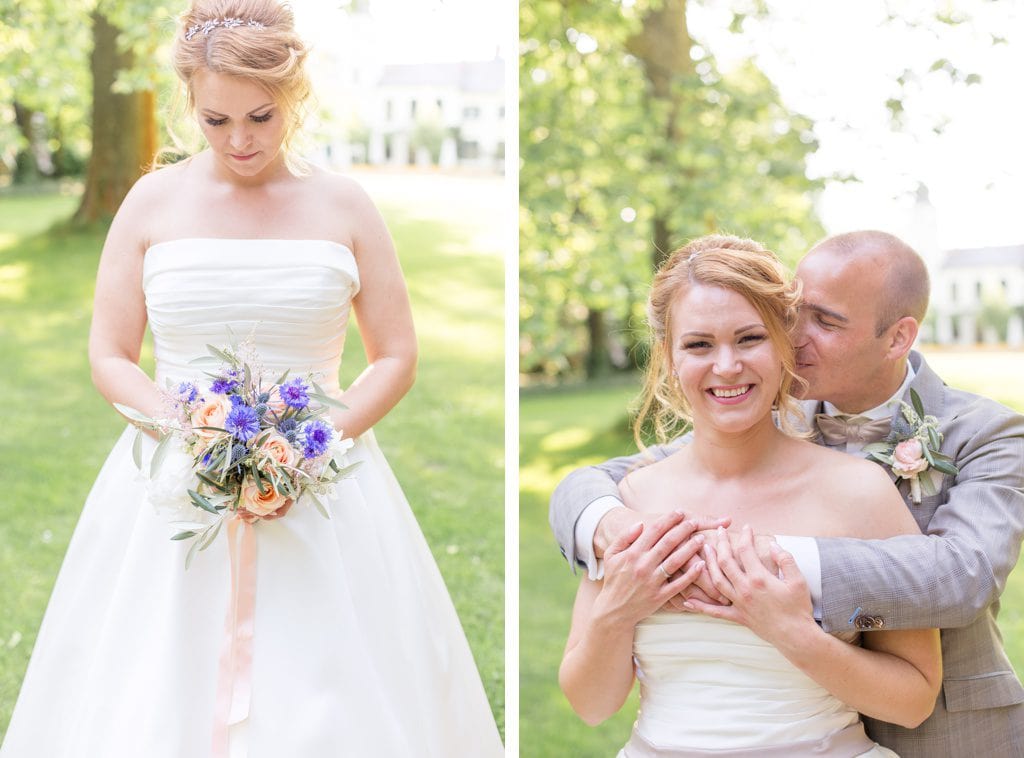 Stylische Geometrie & Kupfer Hochzeit von Cynthia und Basti im Ochsenstall des Gutshof Britz