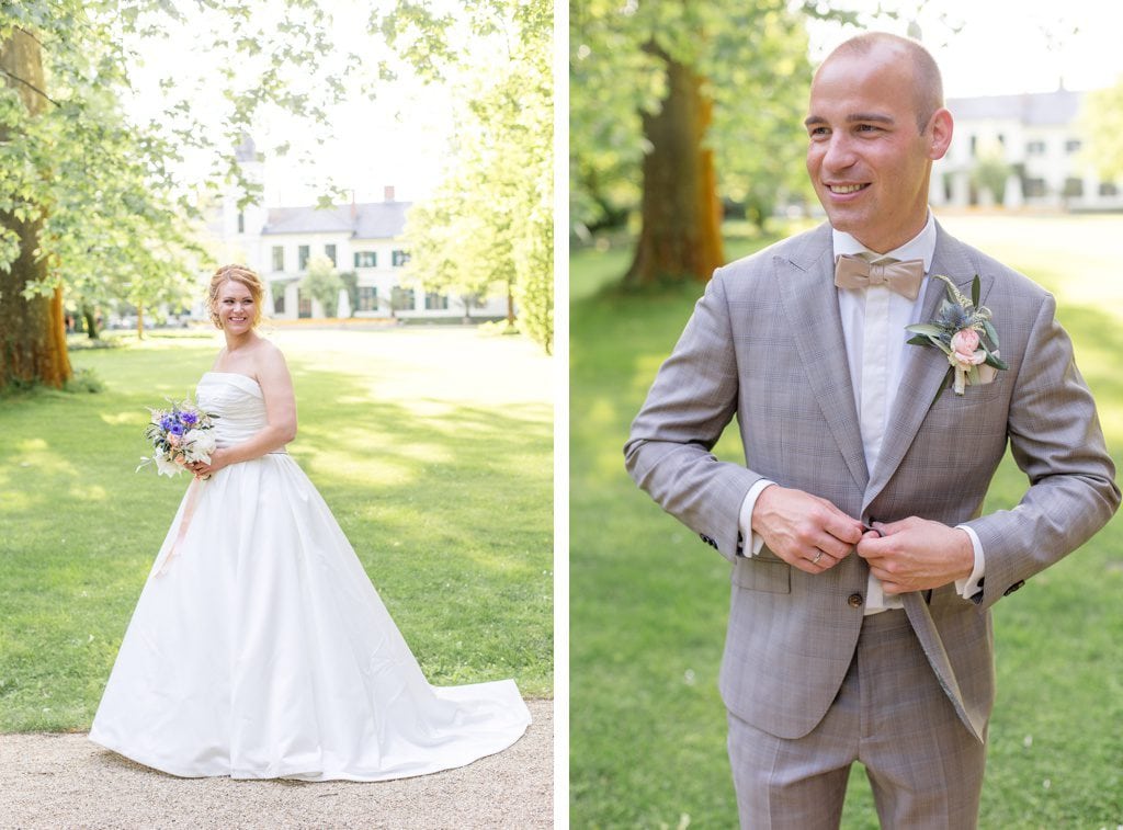 Stylische Geometrie & Kupfer Hochzeit von Cynthia und Basti im Ochsenstall des Gutshof Britz