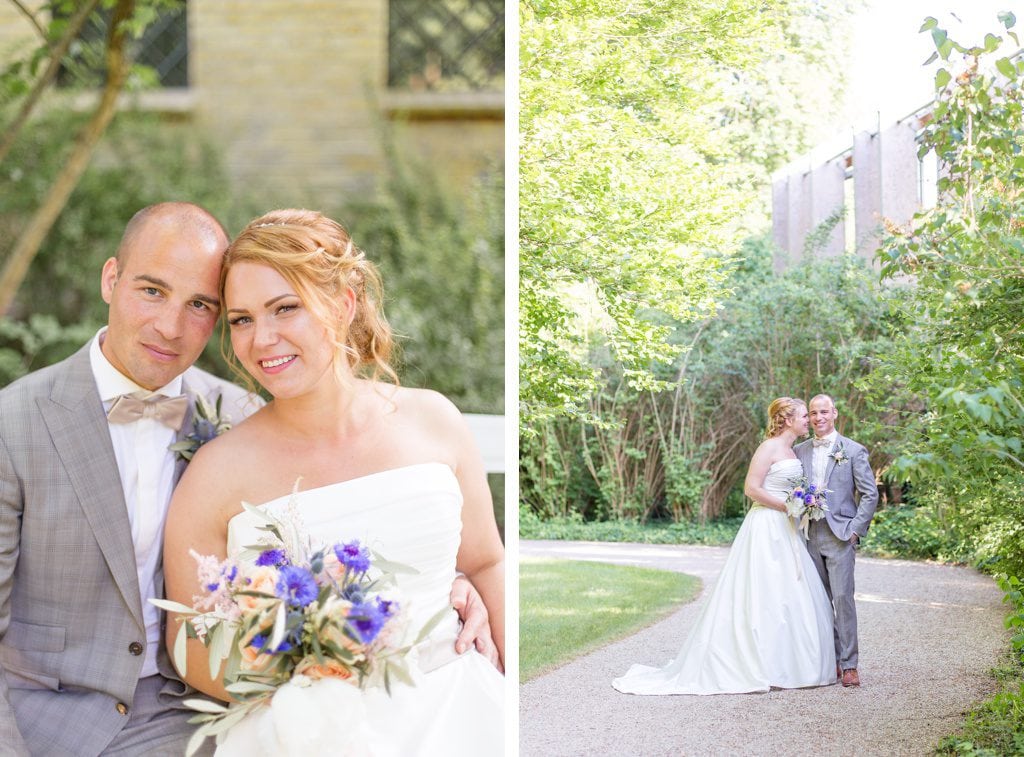 Stylische Geometrie & Kupfer Hochzeit von Cynthia und Basti im Ochsenstall des Gutshof Britz