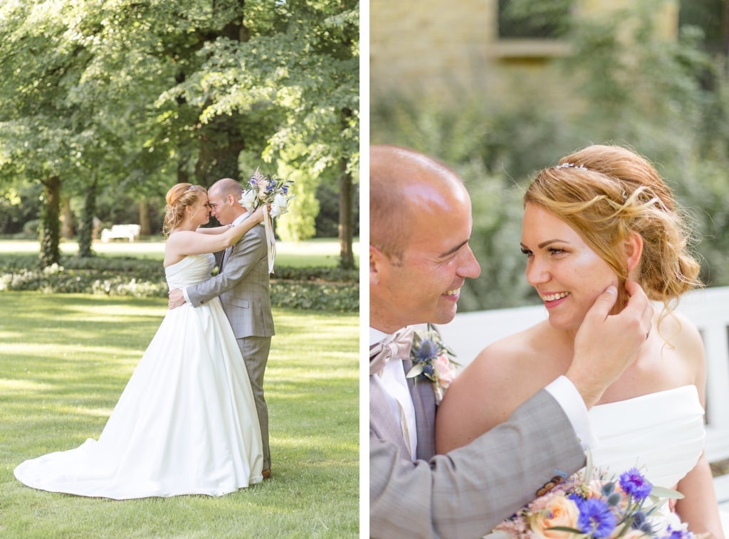 Stylische Geometrie & Kupfer Hochzeit von Cynthia und Basti im Ochsenstall des Gutshof Britz