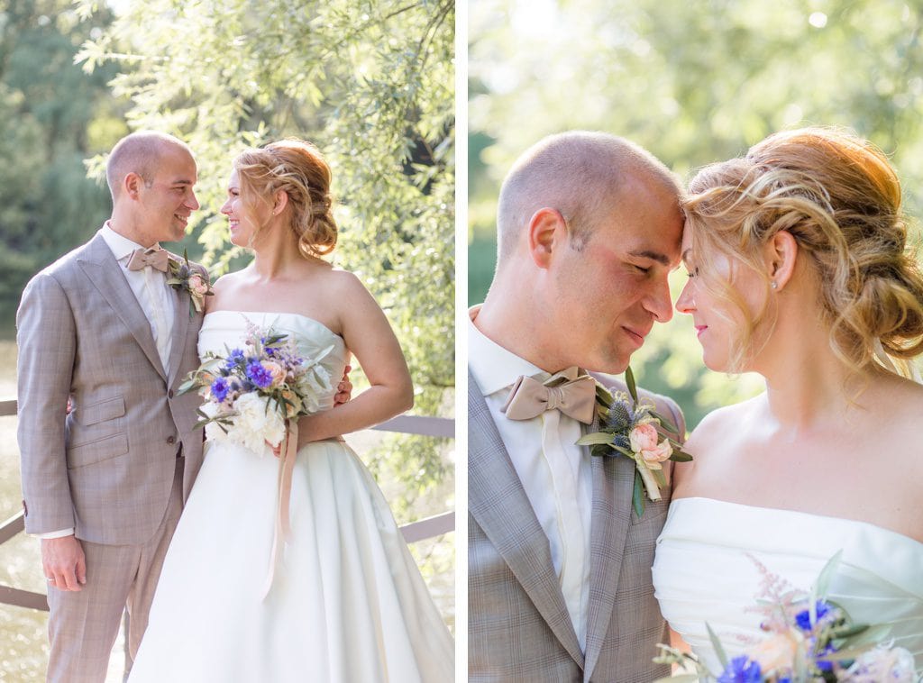 Stylische Geometrie & Kupfer Hochzeit von Cynthia und Basti im Ochsenstall des Gutshof Britz