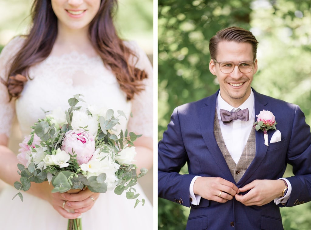 Romantische DIY Hochzeit von Sandra und Eric in der Villa Schützenhof in Berlin-Spandau