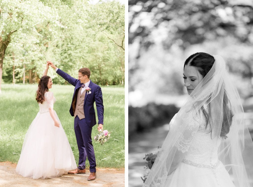 Romantische DIY Hochzeit von Sandra und Eric in der Villa Schützenhof in Berlin-Spandau