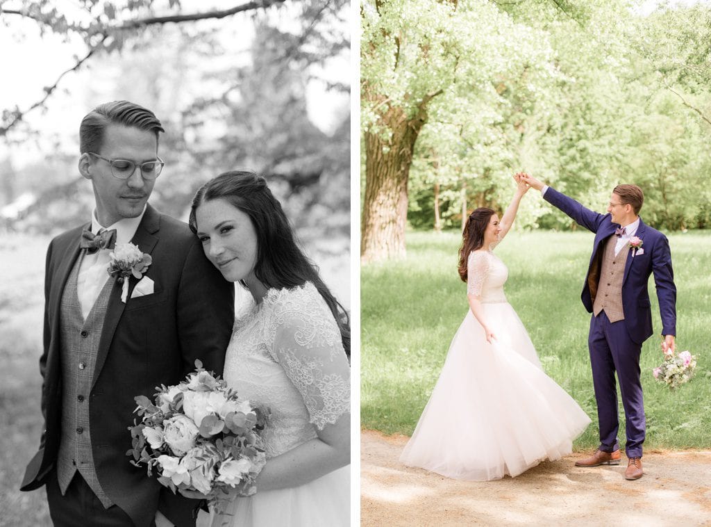 Romantische DIY Hochzeit von Sandra und Eric in der Villa Schützenhof in Berlin-Spandau