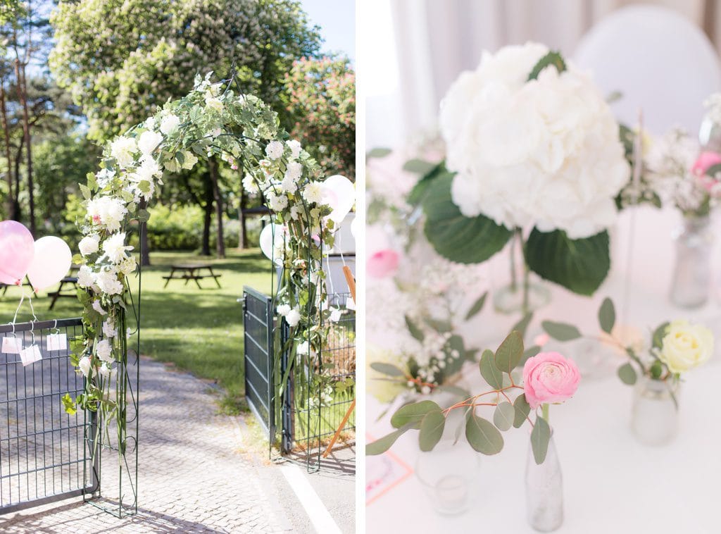 Romantische DIY Hochzeit von Sandra und Eric in der Villa Schützenhof in Berlin-Spandau