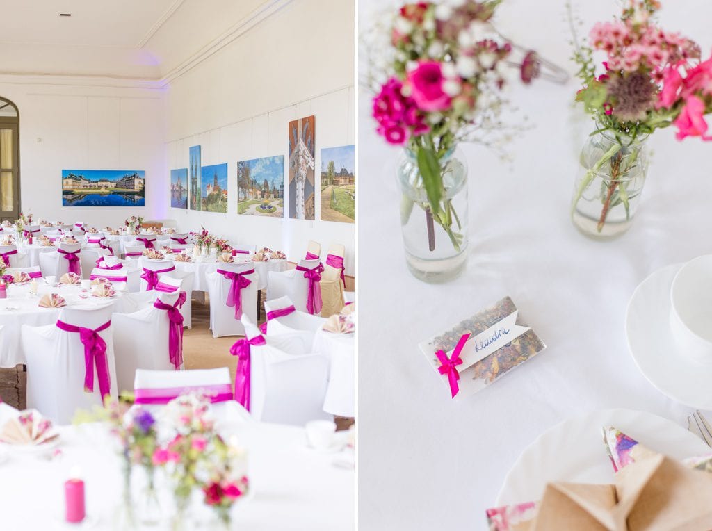 Tanja und Georgs romantische Sommerhochzeit im Barockgarten Grosssedlitz bei Dresden