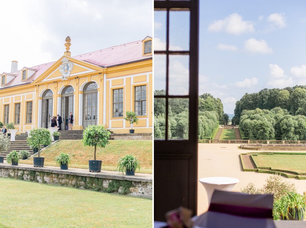 Tanja und Georgs romantische Sommerhochzeit im Barockgarten Grosssedlitz bei Dresden