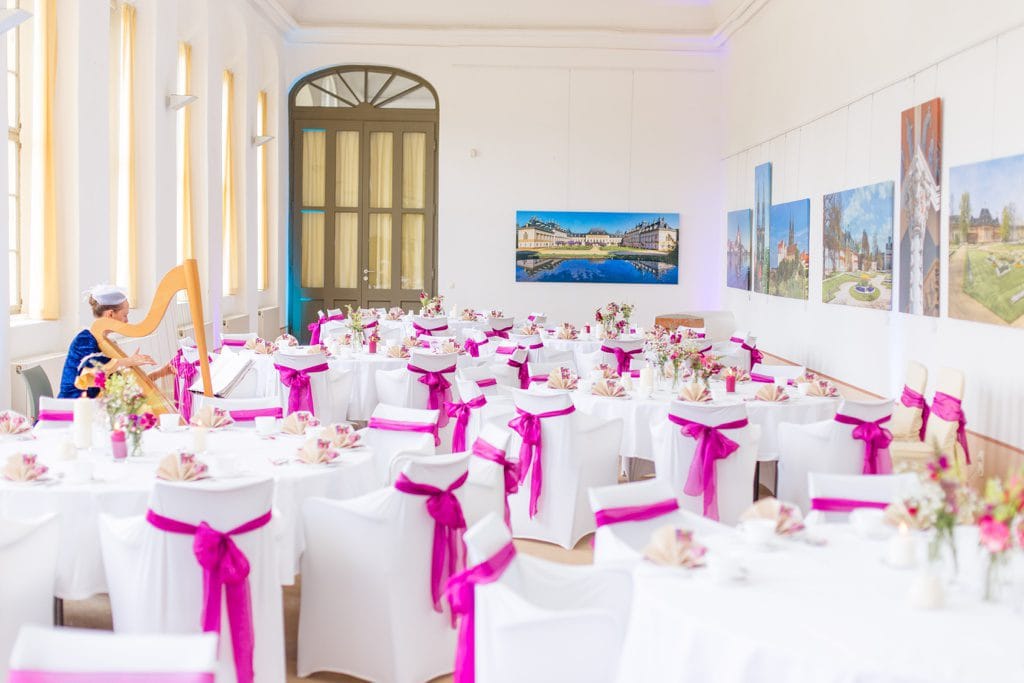 Tanja und Georgs romantische Sommerhochzeit im Barockgarten Grosssedlitz bei Dresden