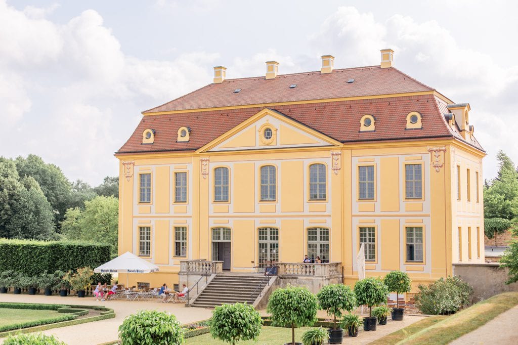 Tanja und Georgs romantische Sommerhochzeit im Barockgarten Grosssedlitz bei Dresden