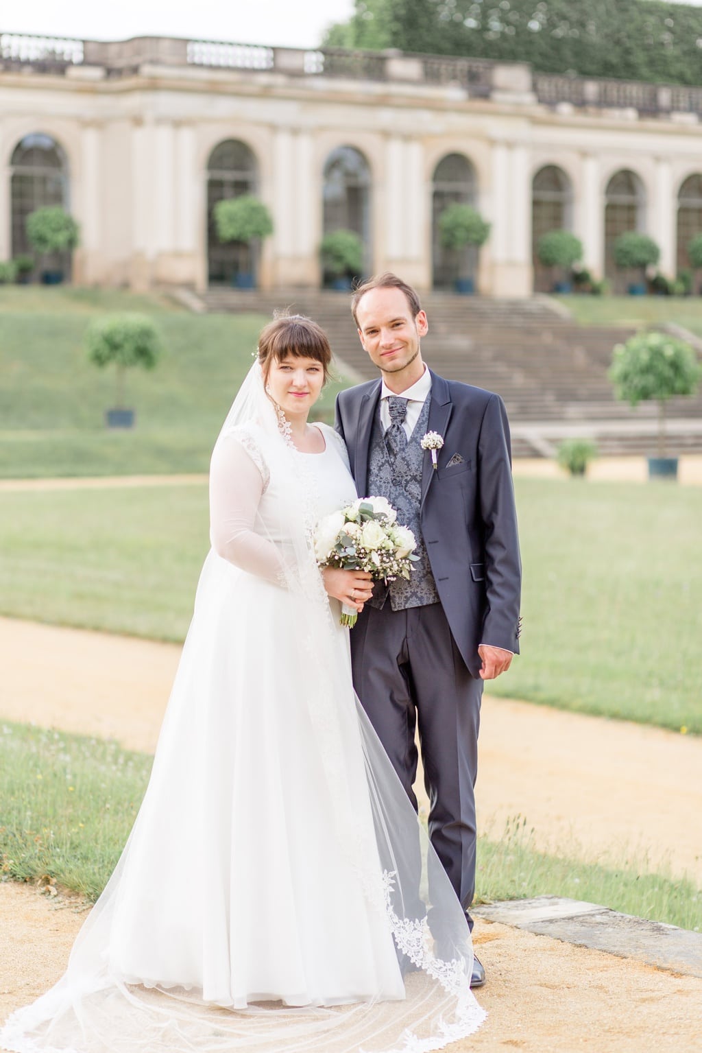 Tanja und Georgs romantische Sommerhochzeit im Barockgarten Grosssedlitz bei Dresden