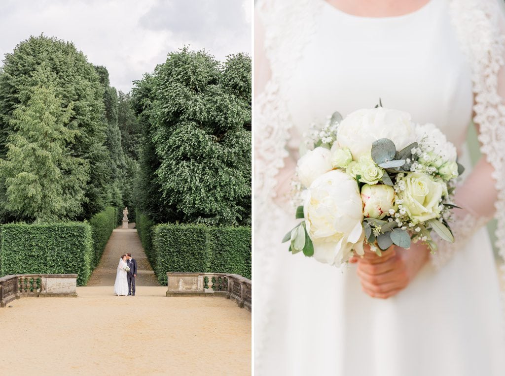 Tanja und Georgs romantische Sommerhochzeit im Barockgarten Grosssedlitz bei Dresden