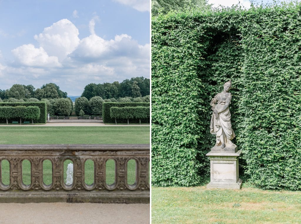 Tanja und Georgs romantische Sommerhochzeit im Barockgarten Grosssedlitz bei Dresden