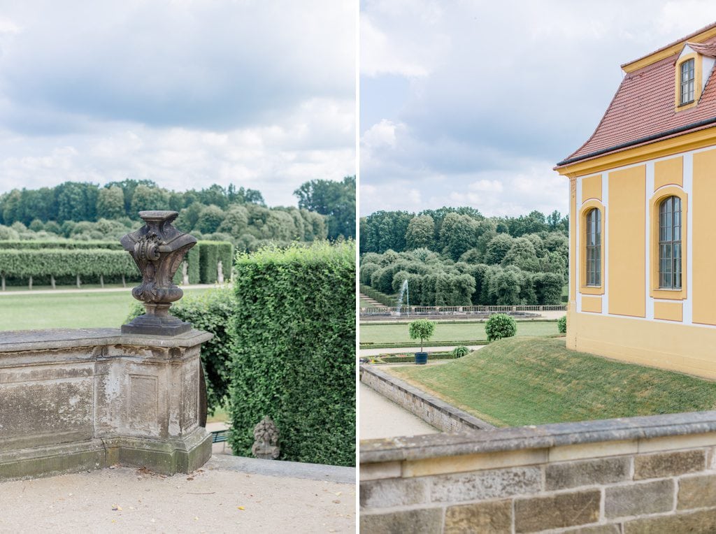 Tanja und Georgs romantische Sommerhochzeit im Barockgarten Grosssedlitz bei Dresden