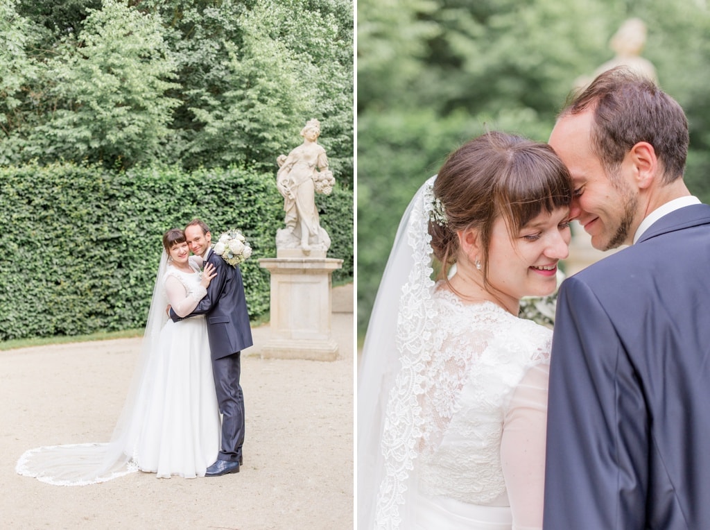 Tanja und Georgs romantische Sommerhochzeit im Barockgarten Grosssedlitz bei Dresden