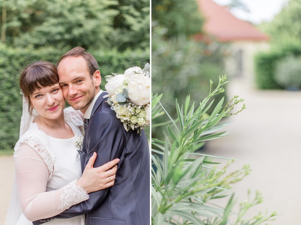 Tanja und Georgs romantische Sommerhochzeit im Barockgarten Grosssedlitz bei Dresden