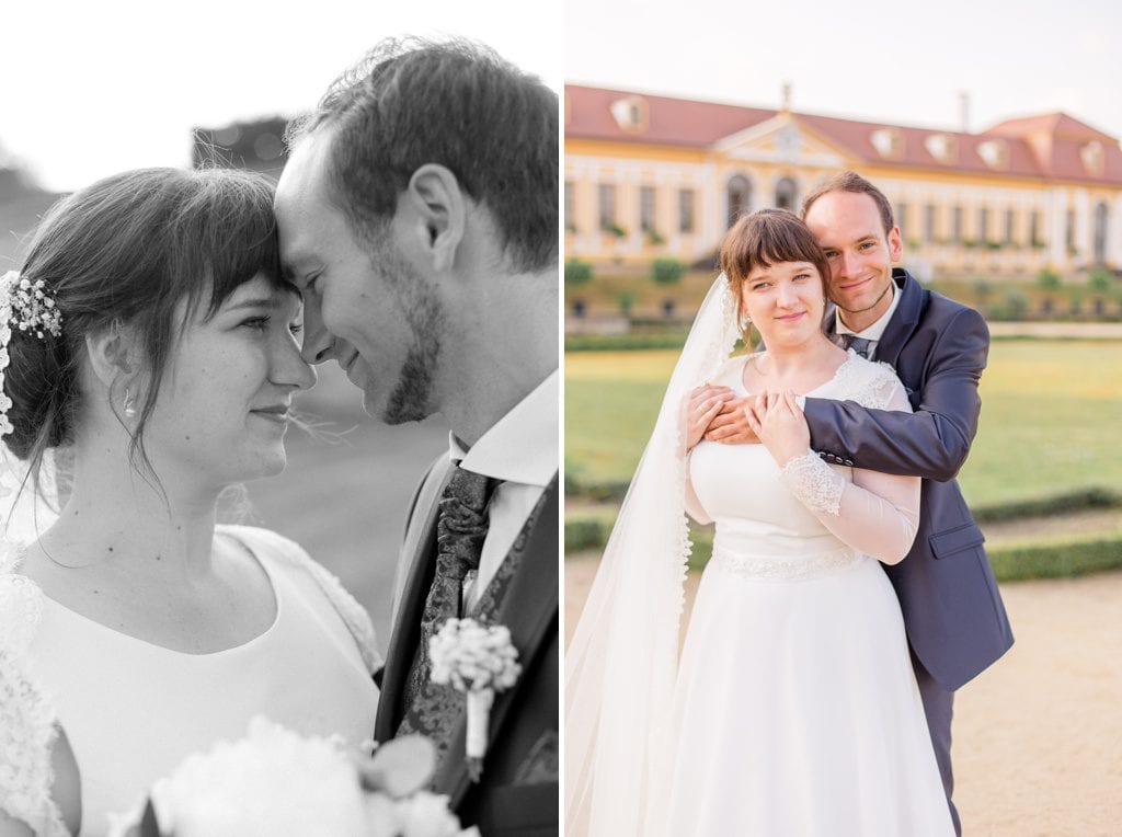 Tanja und Georgs romantische Sommerhochzeit im Barockgarten Grosssedlitz bei Dresden