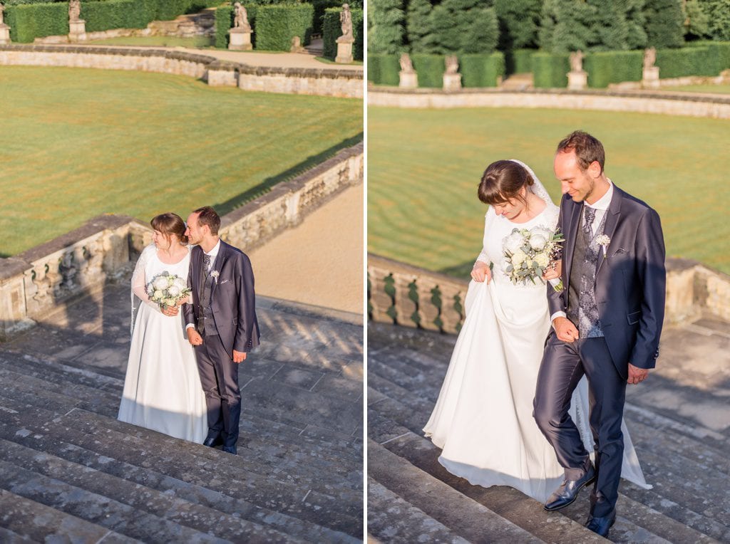 Tanja und Georgs romantische Sommerhochzeit im Barockgarten Grosssedlitz bei Dresden