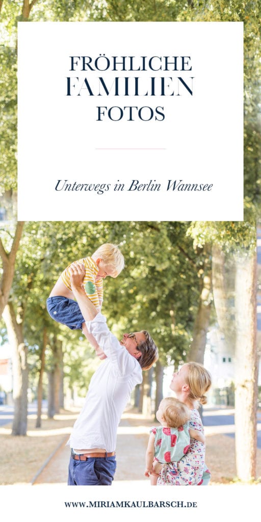 Fröhliche Familienfotos in Berlin Wannsee