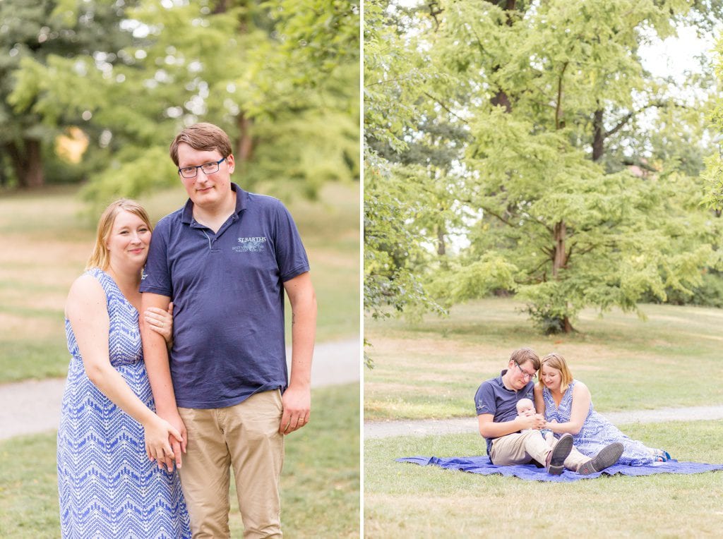 Familienshooting mit Baby - Sommerliches Fotoshooting in Berlin