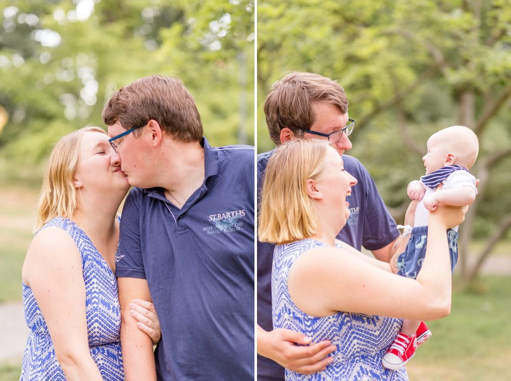 Familienshooting mit Baby - Sommerliches Fotoshooting in Berlin