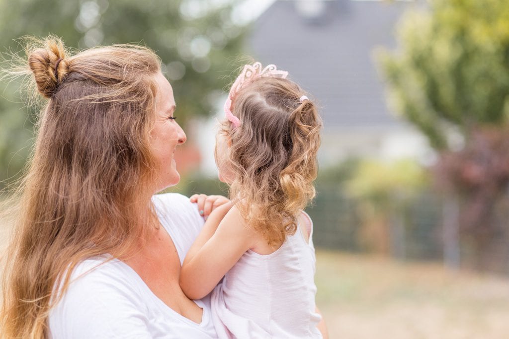 Spätsommerliche Familienfotos im Sandsturm in Stahnsdorf