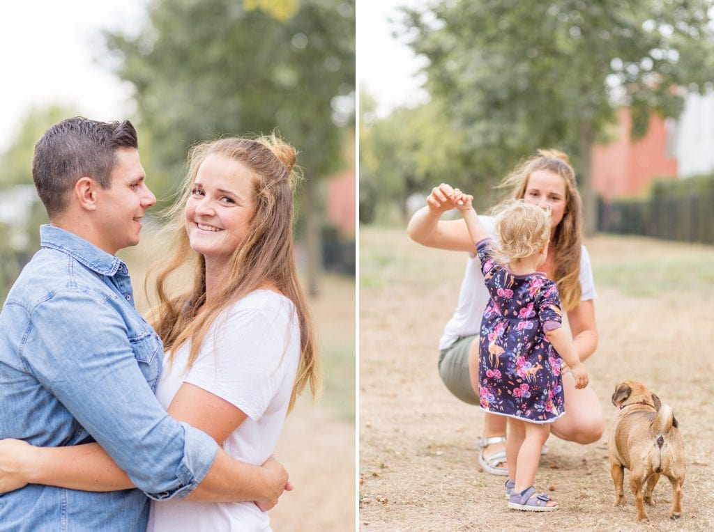 Spätsommerliche Familienfotos im Sandsturm in Stahnsdorf