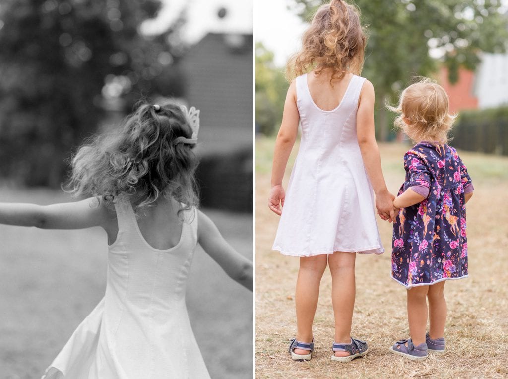 Spätsommerliche Familienfotos im Sandsturm in Stahnsdorf