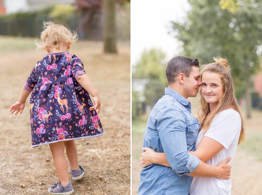 Spätsommerliche Familienfotos im Sandsturm in Stahnsdorf