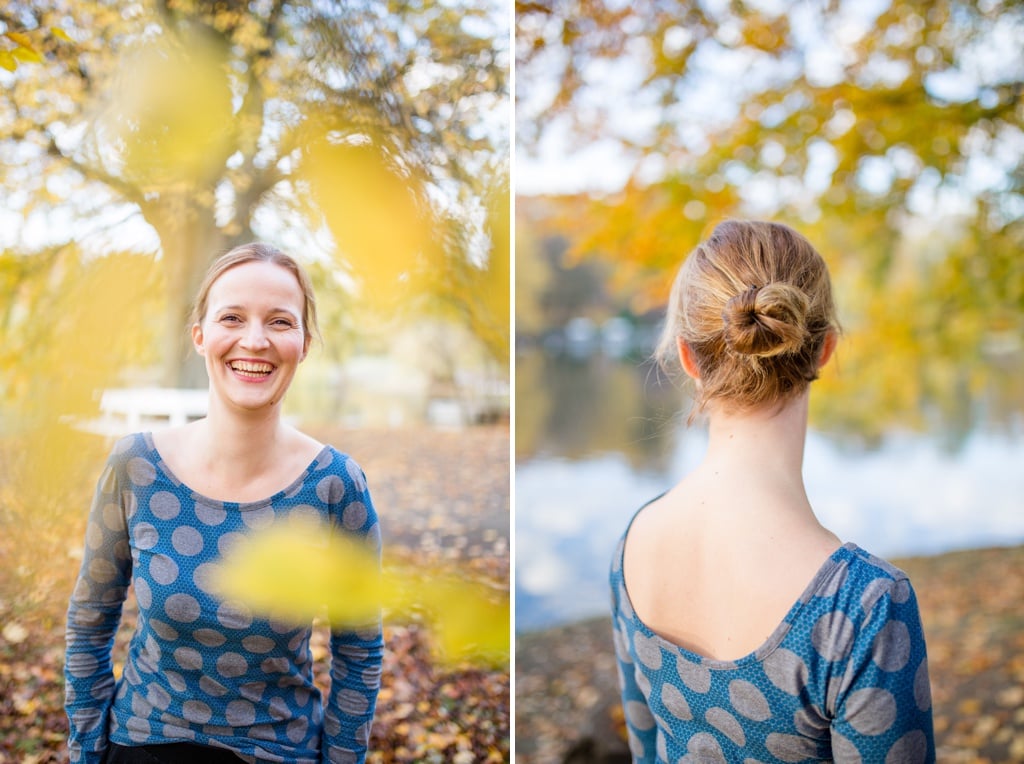 Ideen für schöne Herbst Fotos - Portrait in KIel