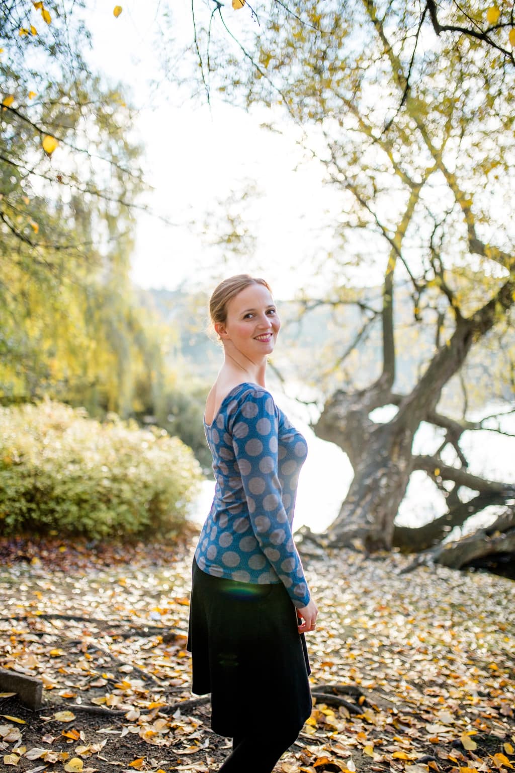 Ideen für schöne Herbst Fotos - Portrait in KIel