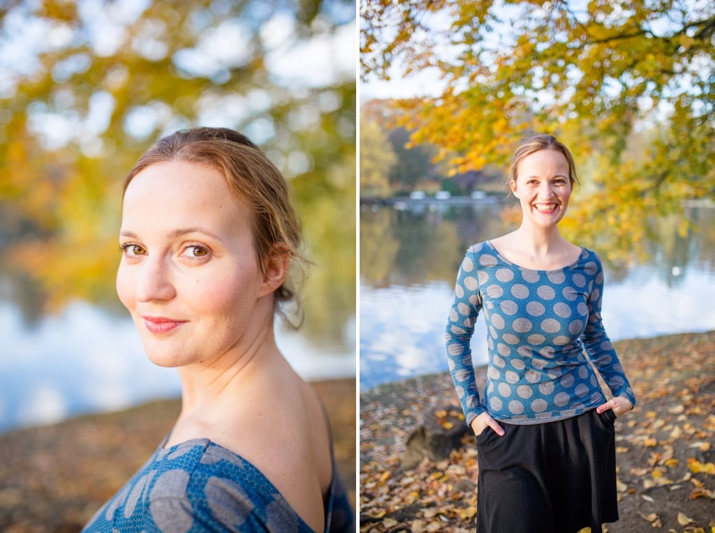 Ideen für schöne Herbst Fotos - Portrait in KIel