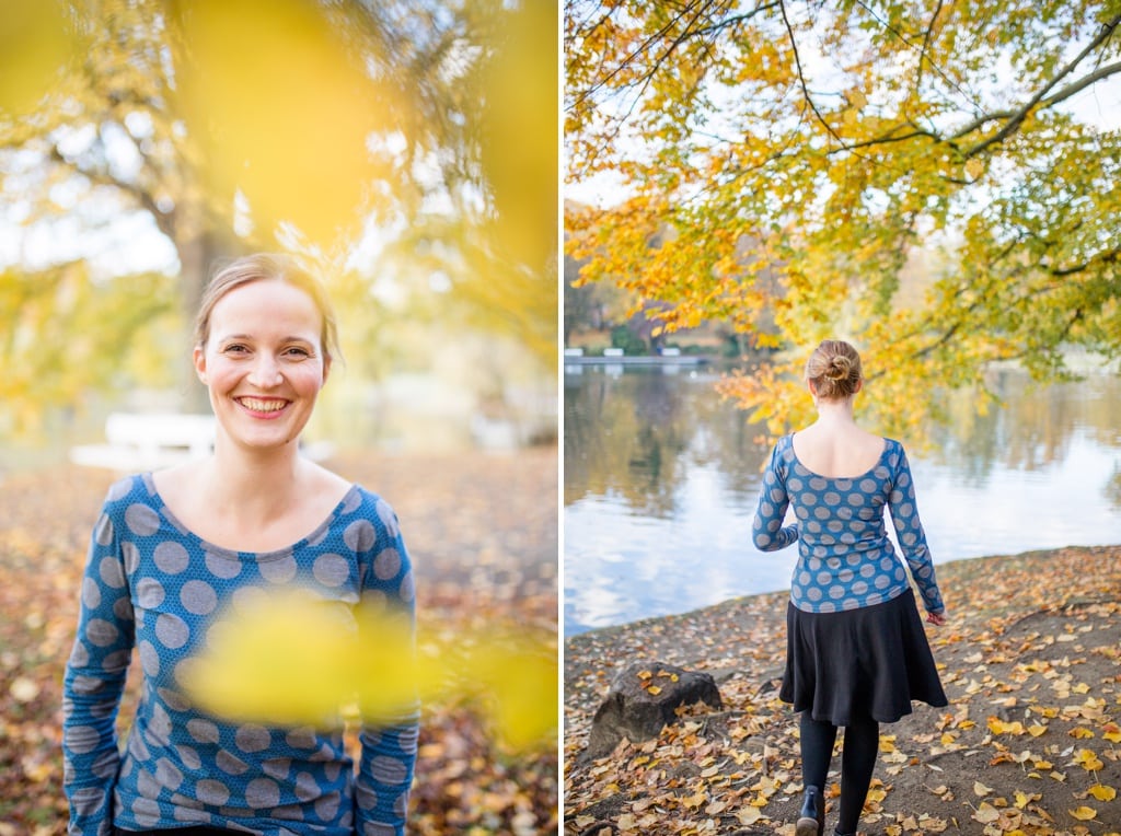 Ideen für schöne Herbst Fotos - Portrait in KIel