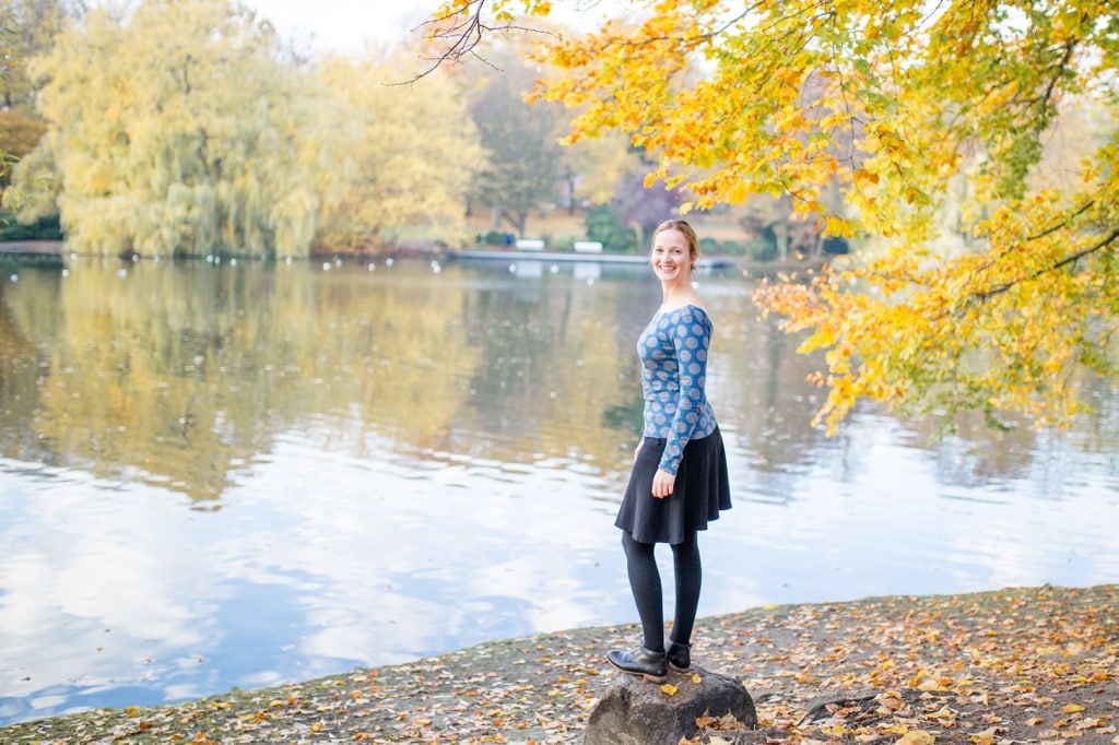 Ideen für schöne Herbst Fotos - Portrait in KIel