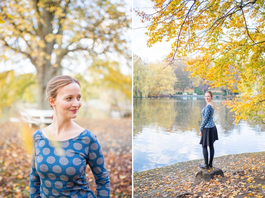 Ideen für schöne Herbst Fotos - Portrait in KIel