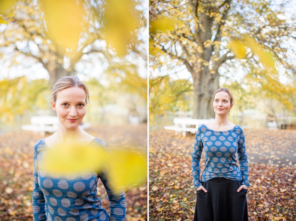 Ideen für schöne Herbst Fotos - Portrait in KIel