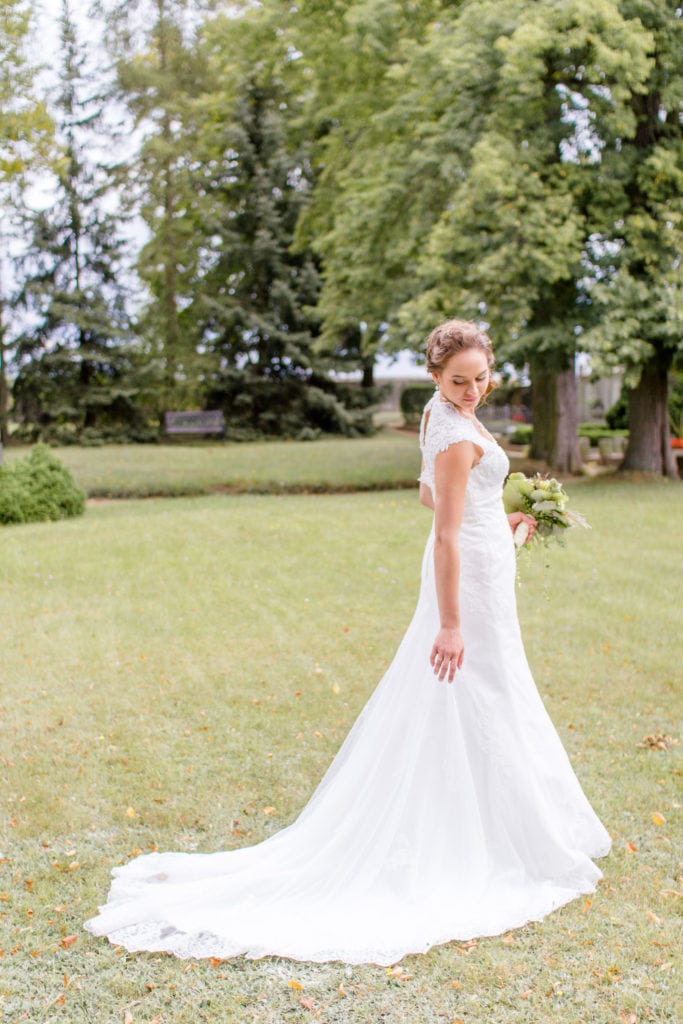 Braut bei meiner ersten Hochzeit, die ich allein fotografiert habe 2014