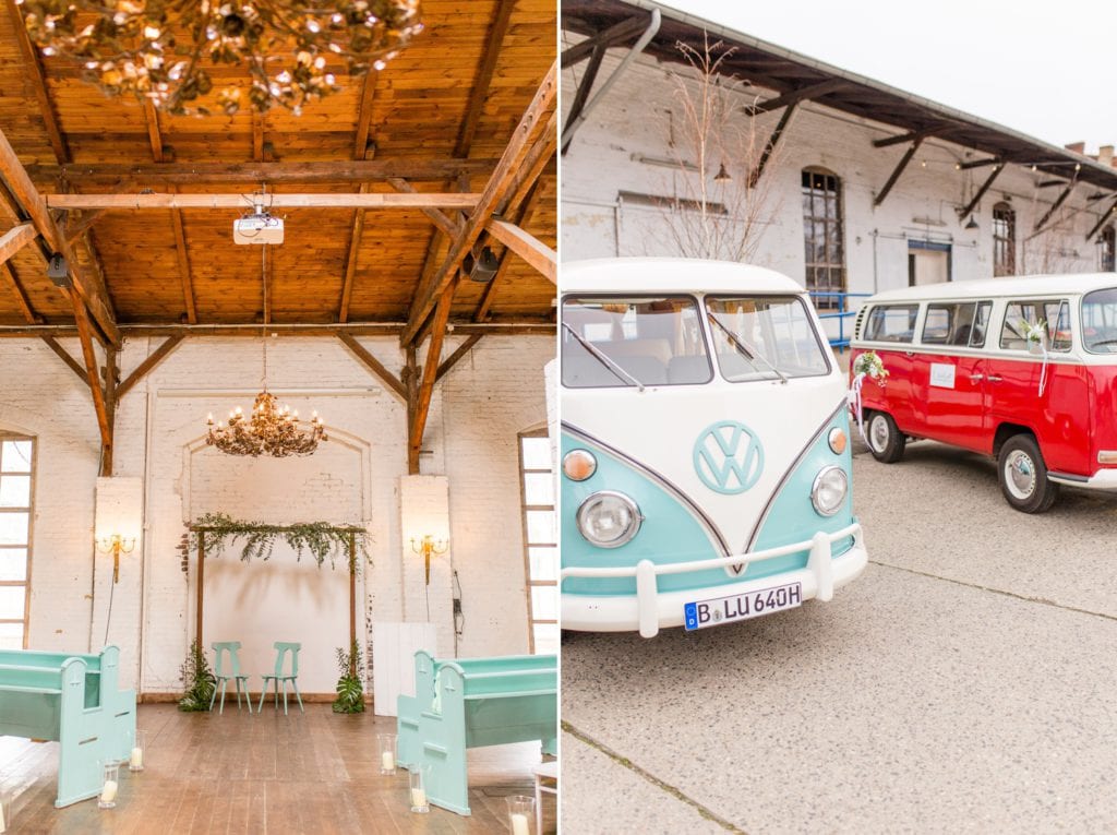 Freie Trauung in der Location Von Greifswald und VW Bully