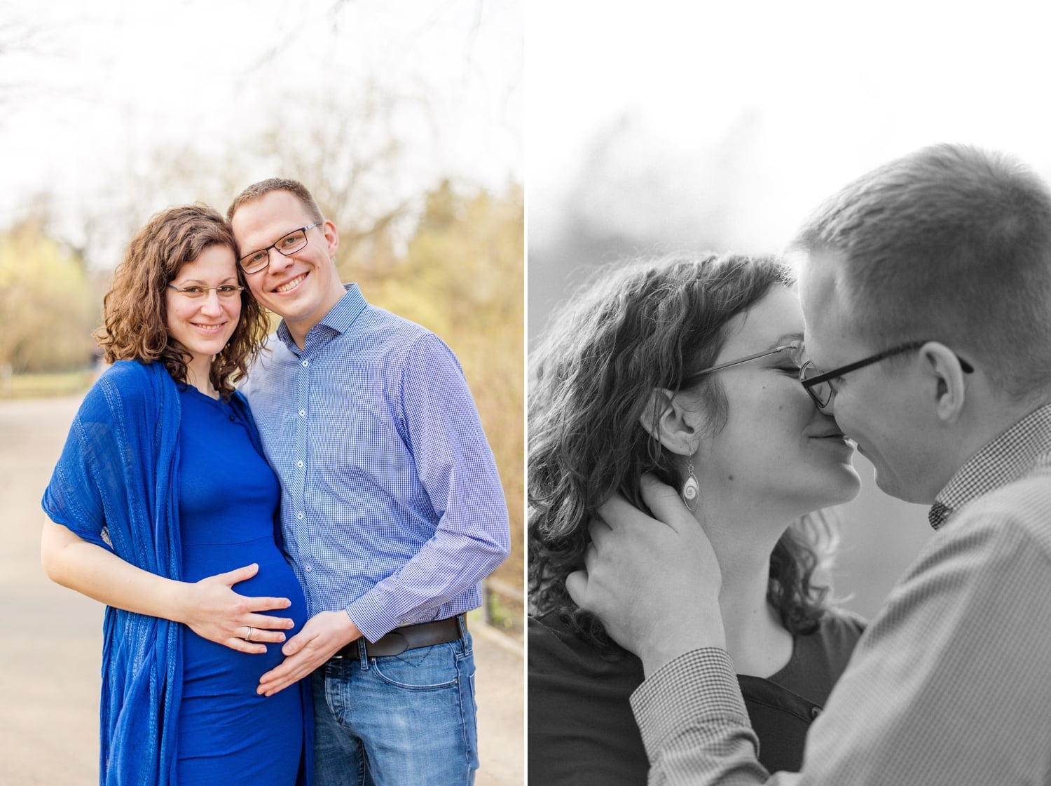 Schwangerschaftsshooting im Stadtpark Steglitz mit Sophia und Sebastian