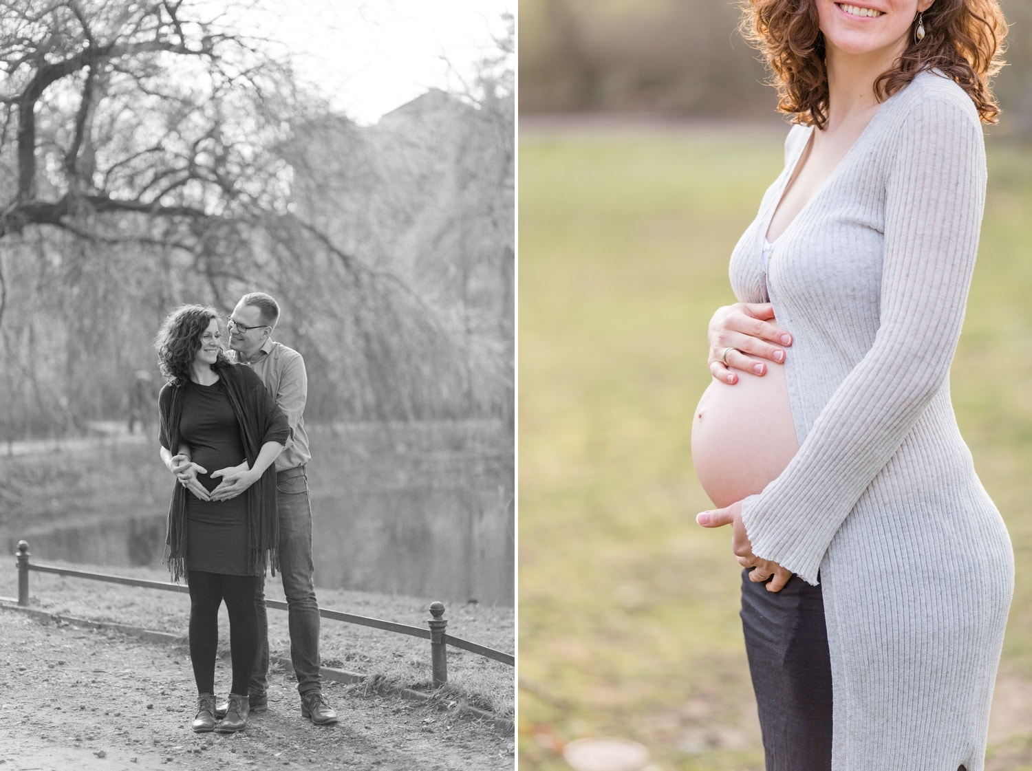 Schwangerschaftsshooting im Stadtpark Steglitz mit Sophia und Sebastian