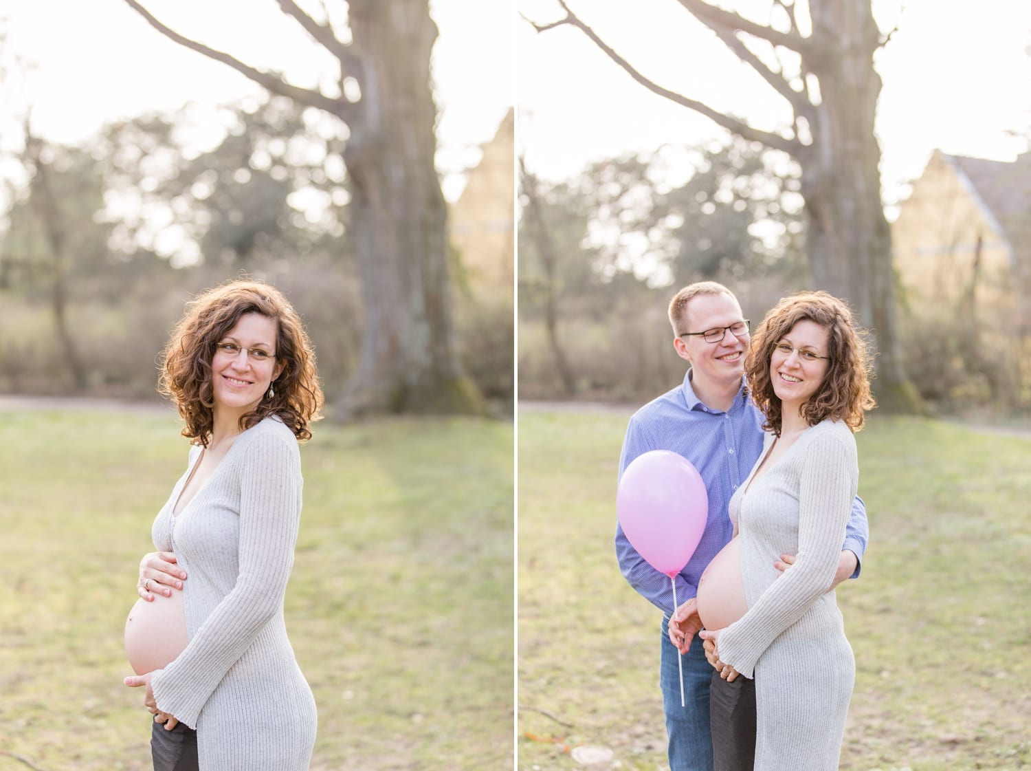 Schwangerschaftsshooting im Stadtpark Steglitz mit Sophia und Sebastian