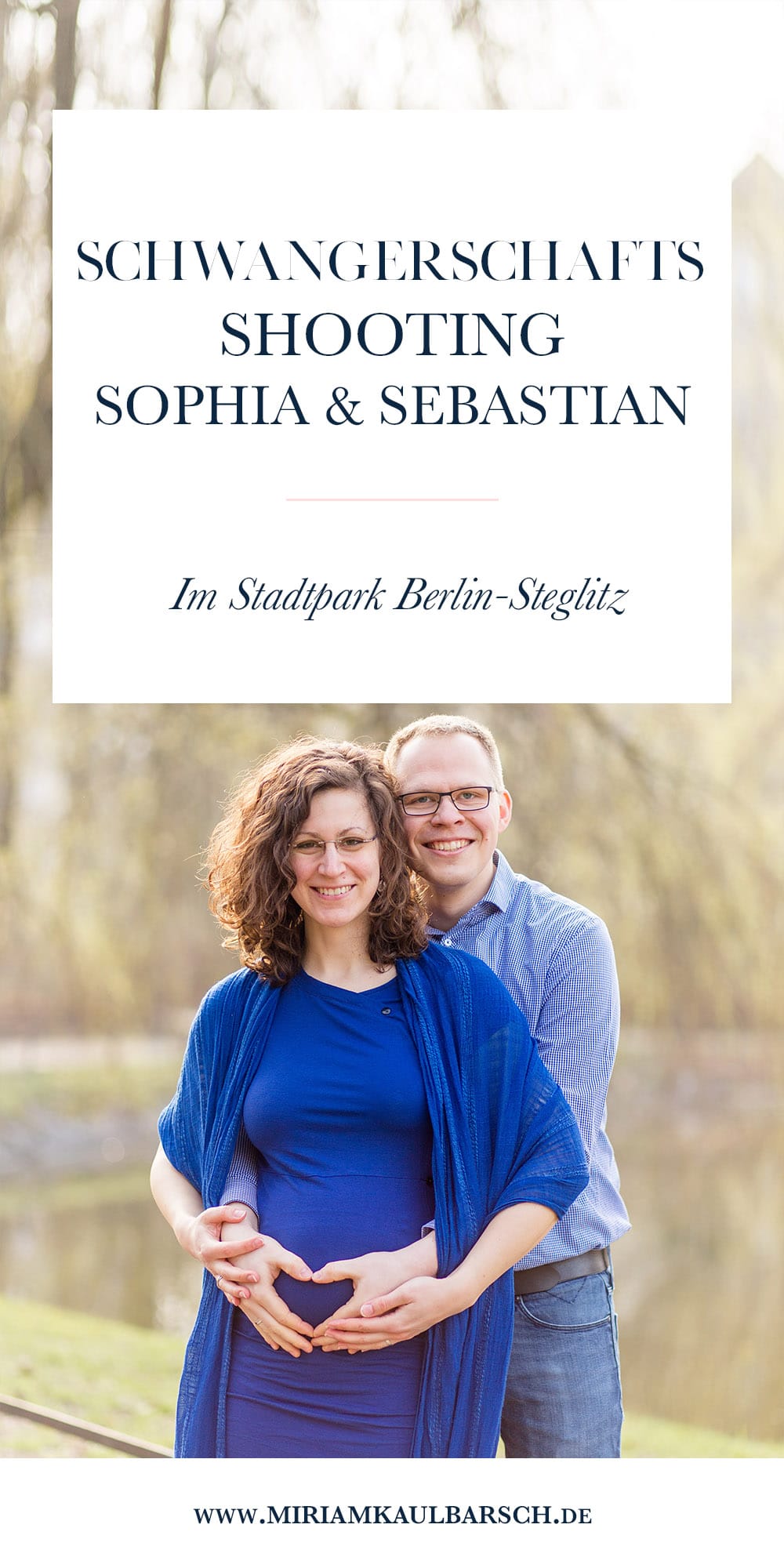 Schwangerschaftsshooting im Stadtpark Steglitz mit Sophia und Sebastian